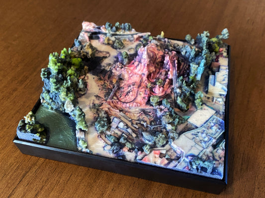 Disneyland Big Thunder Mountain Railroad 5 x 5