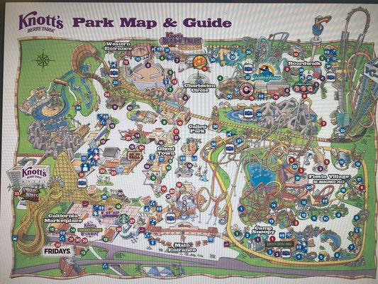 Knott's Berry Farm Buena Park CA 12" X 12"