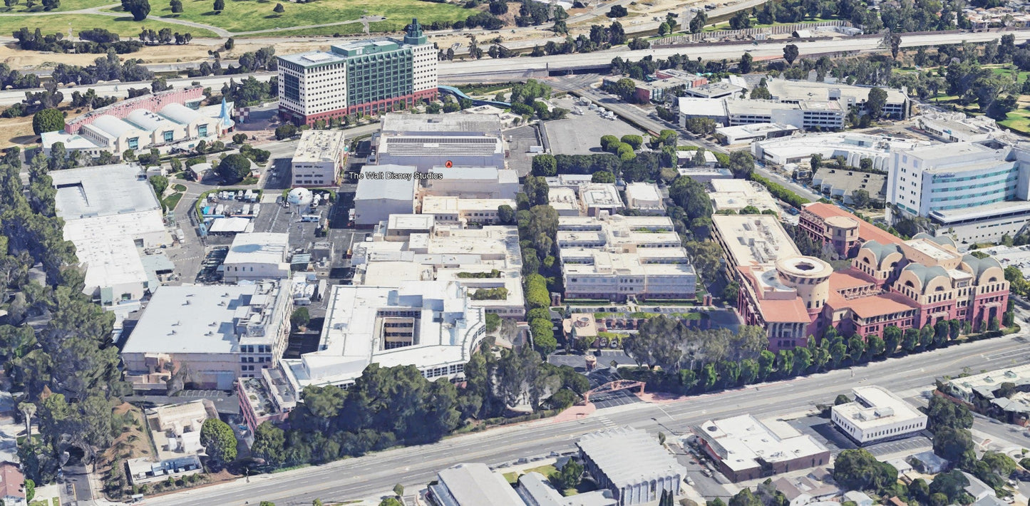 The Walt Disney Studios, Burbank, CA  24" x 20"