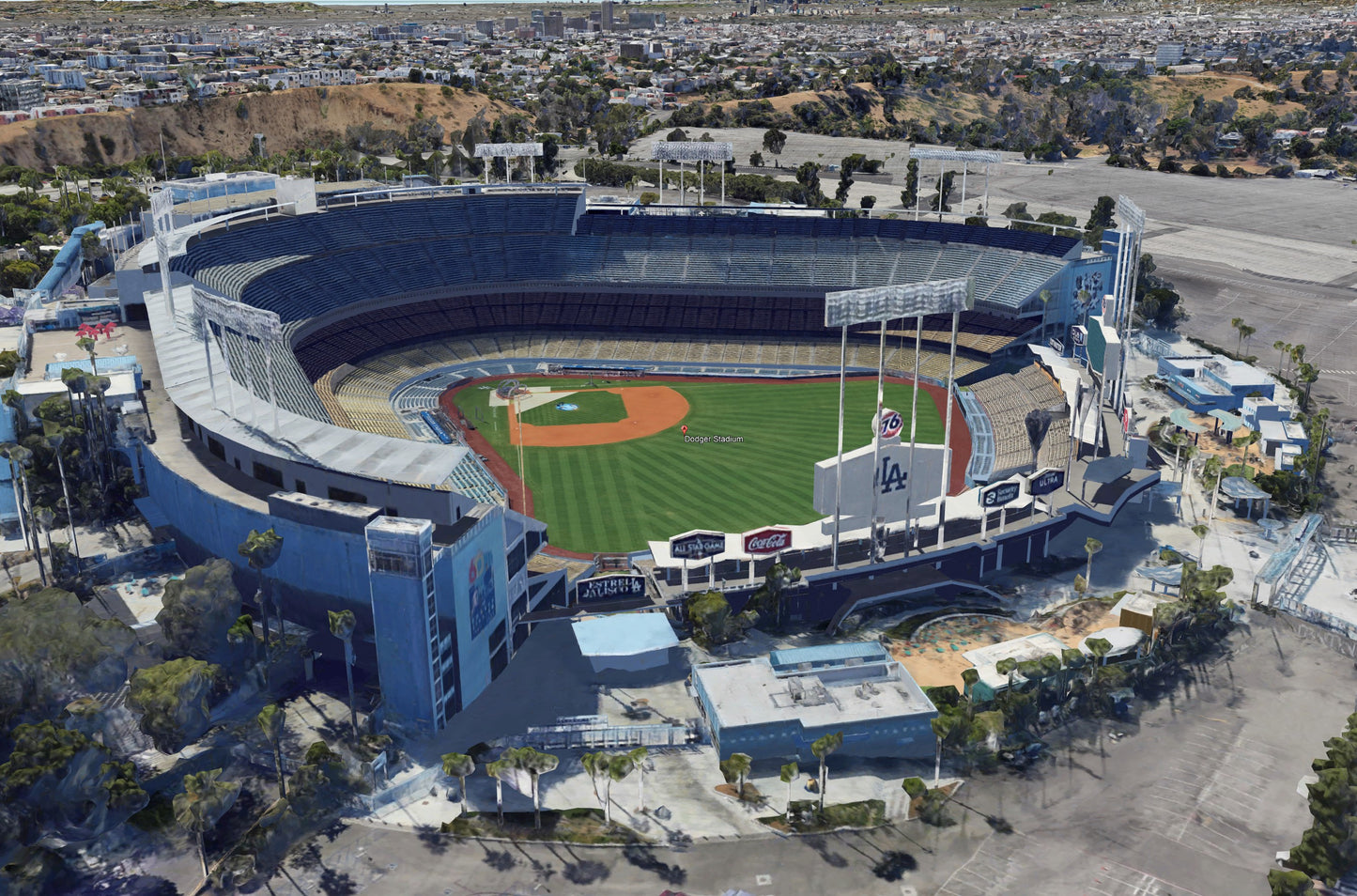 Los Angeles Dodgers: Landmarks & Stadium Collection - 4 Styles
